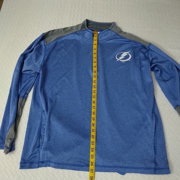 National Hockey League Tampa Bay Lightning Mens XL Blue Black Jersey - Picture 5 of 12